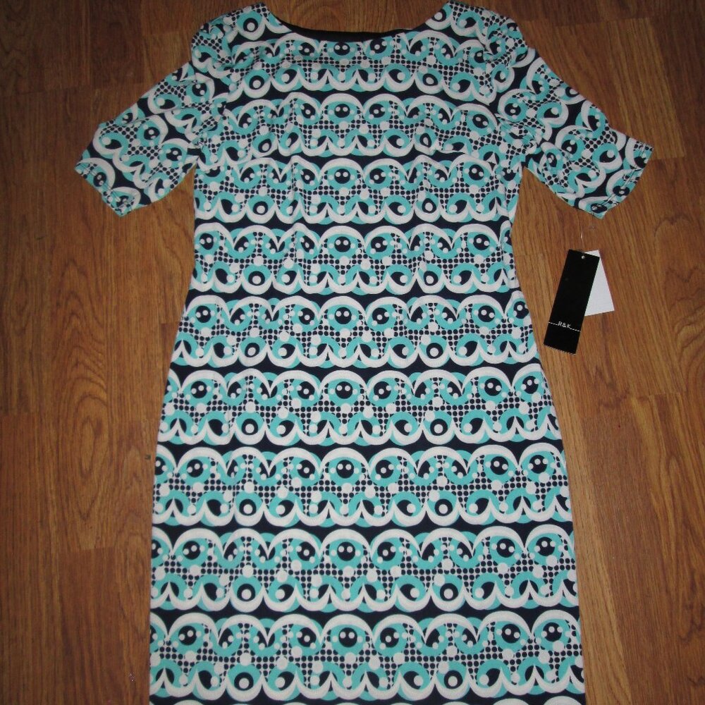 Womens R&K R & K beautiful dress Style #1A300J Sz 4 NWT